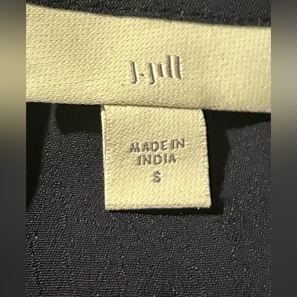 J Jill Embroidered Floral Blouse Top Women’s Size S Shirt Long Sleeve Boho - Picture 8 of 9